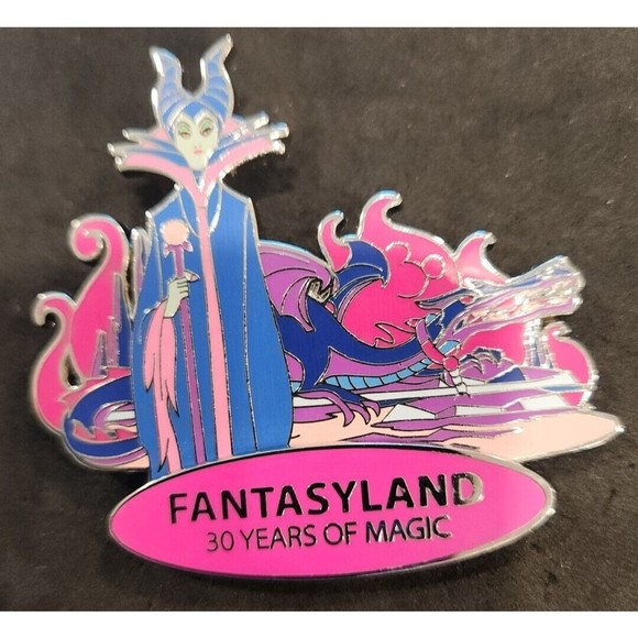 Disney Pin 00042 MALEFICENT 30 YEARS DLP Disneyland Paris AP Artist Proof LE - Picture 1 of 6